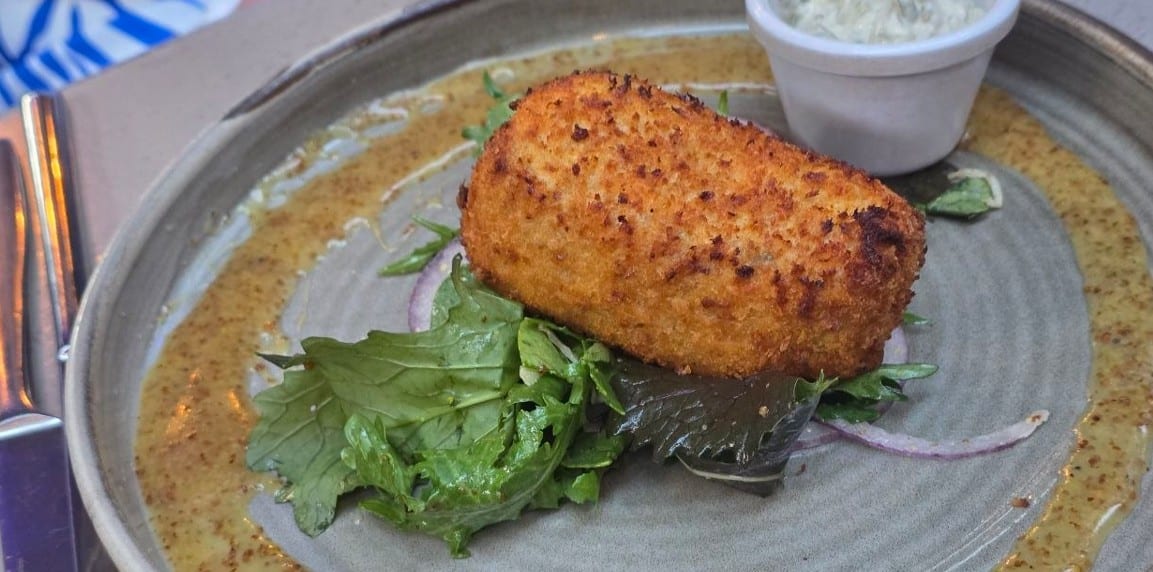 Pulled Pork and Cheesy Potato Croquettes.