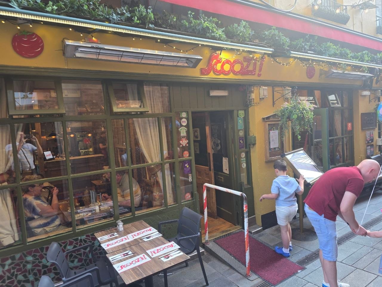 Scoozi's on Winthrop Avenue.