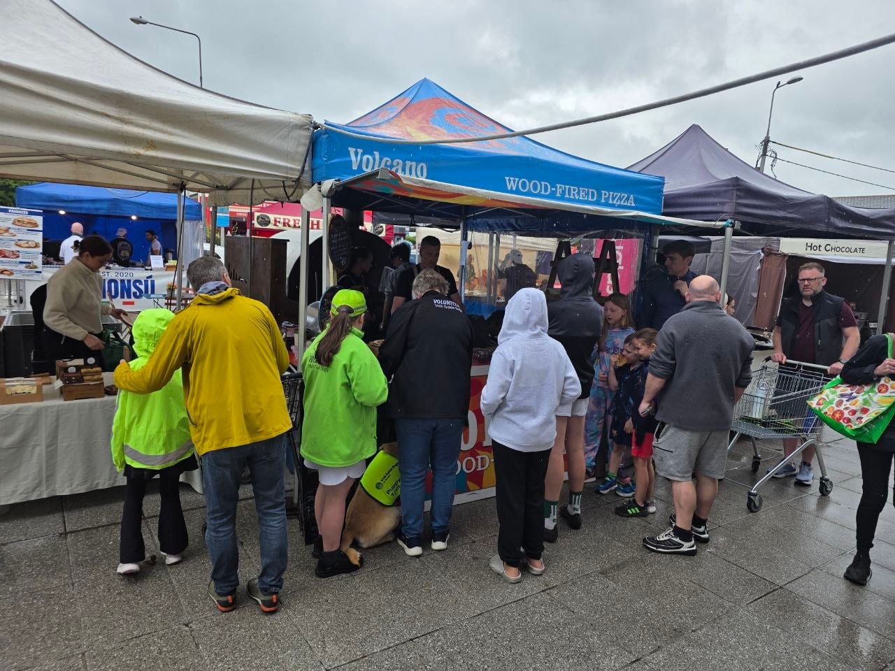 Volcano Pizza at the Saturday Market, Douglas.